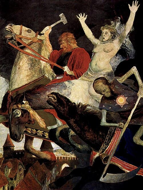 War by Arnold Böcklin