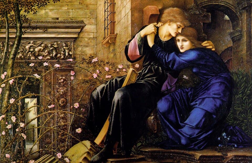Love Among the Ruins by Edward Burne-Jones