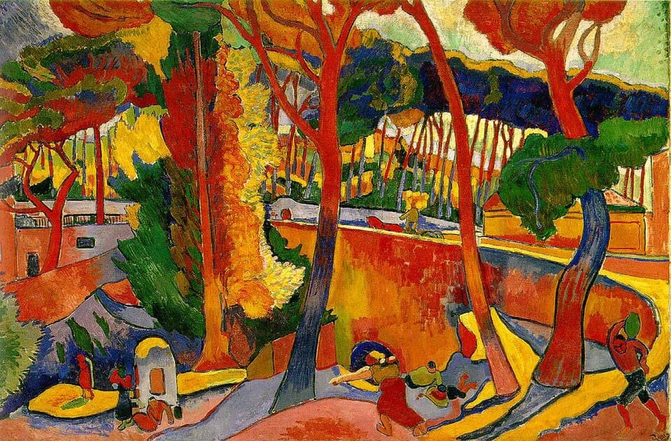 The Turning Road, L'Estaque by André Derain