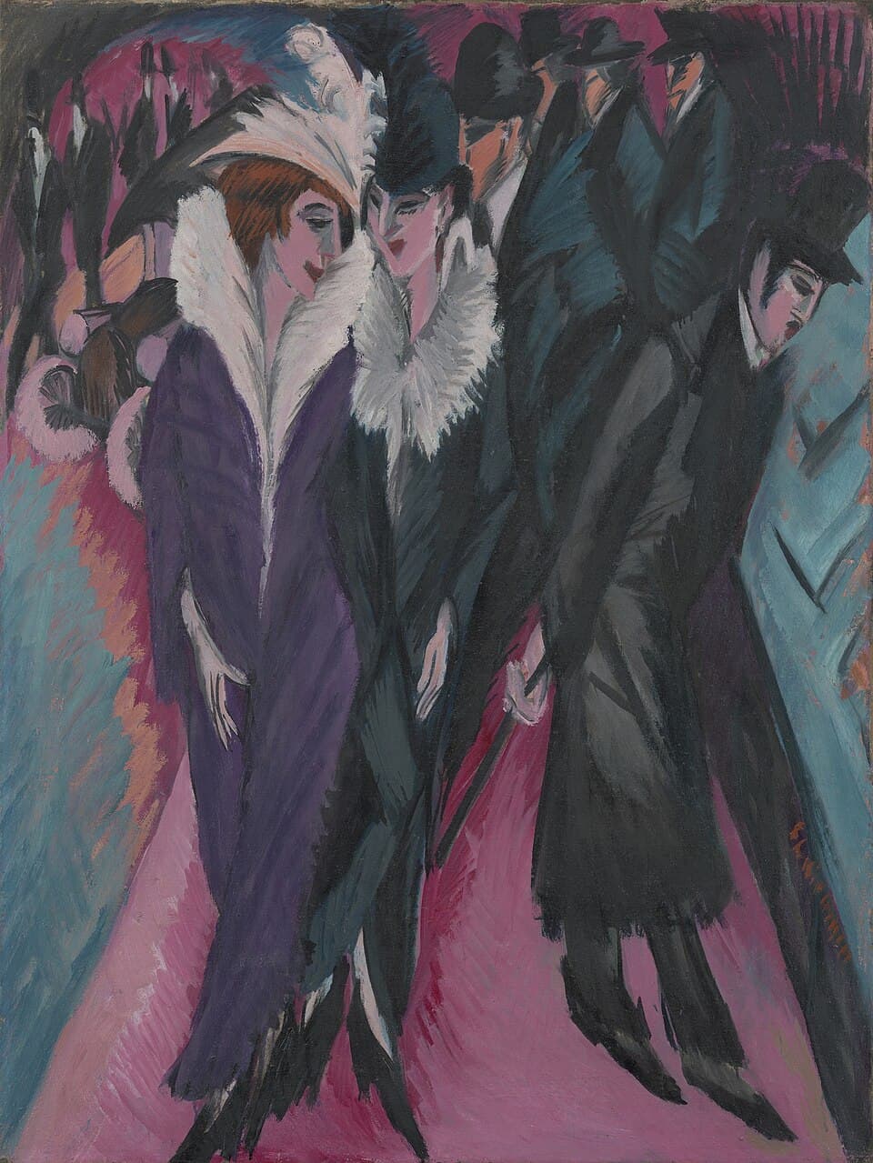 Street, Berlin by Ernst Ludwig Kirchner