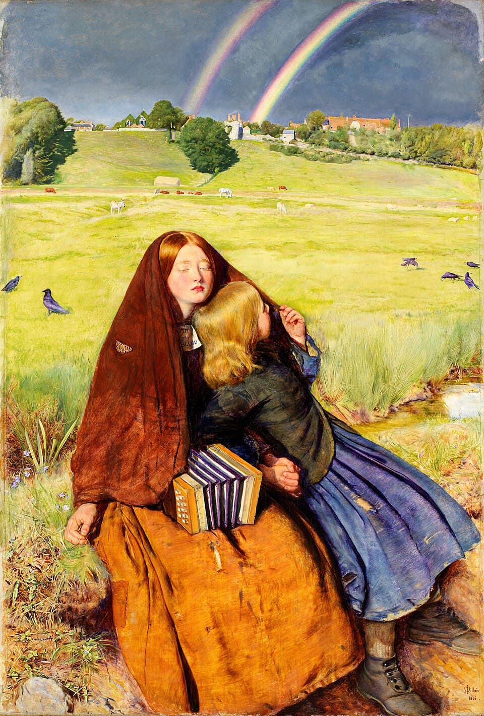 The Blind Girl by John Everett Millais