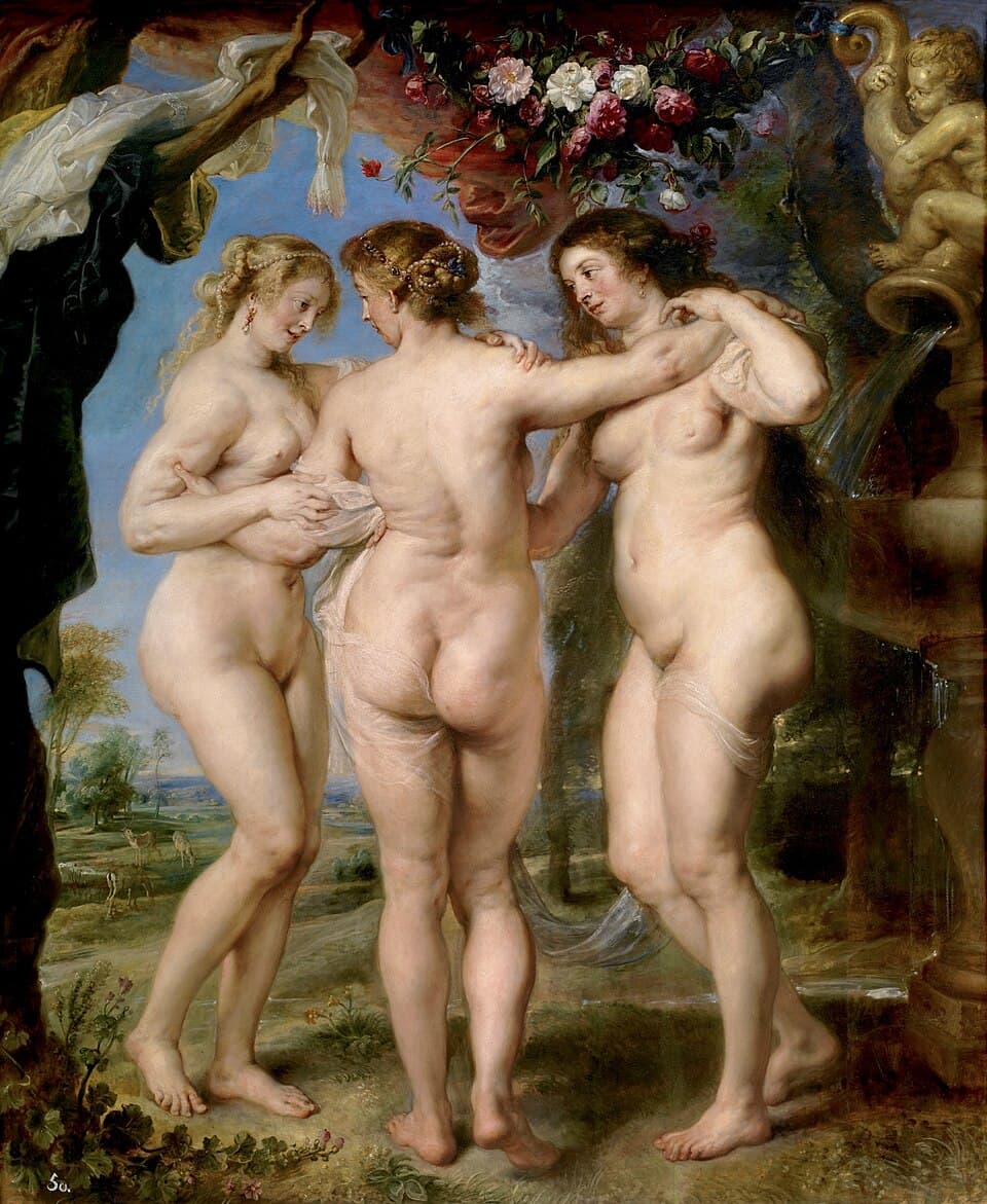 The Three Graces by Peter Paul Rubens