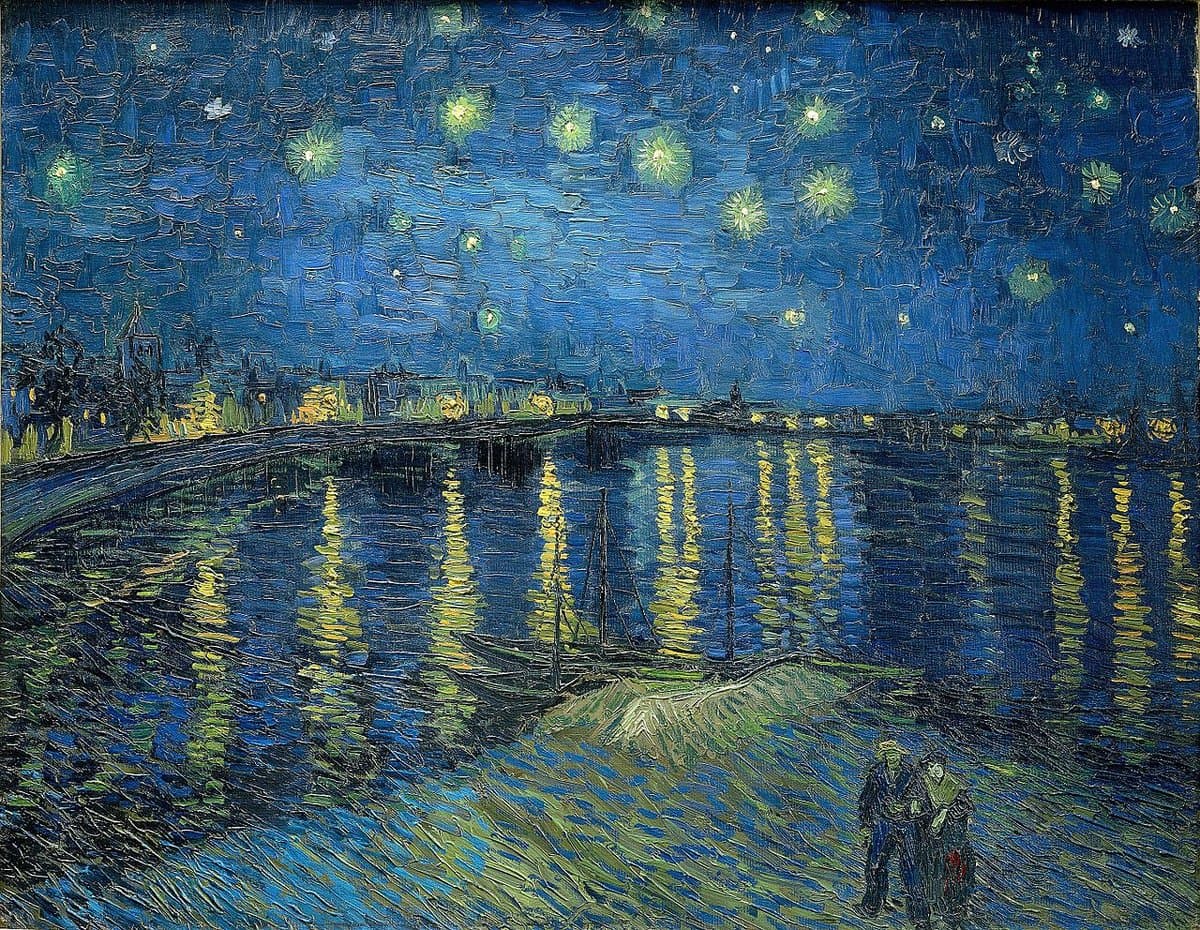 Starry Night Over the Rhône by Vincent van Gogh