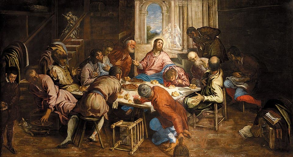 The Last Supper by Tintoretto
