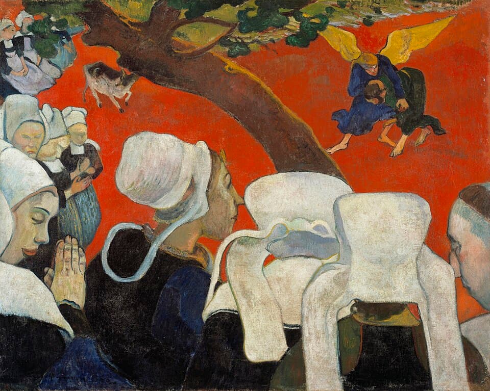 Vision After the Sermon by Paul Gauguin